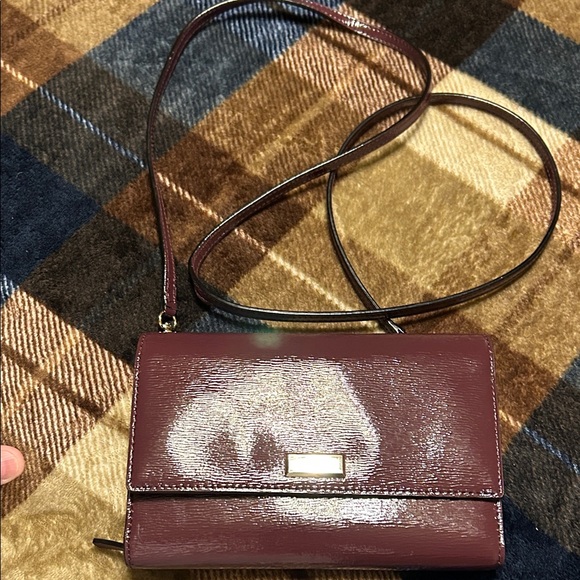 Kate Spade Glossy Plum Crossbody Bag - Picture 1 of 13